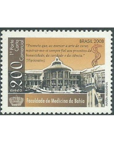 C2727 FACULDADE DE MEDICINA DA BAHIA 2008 - 10.920 Mint